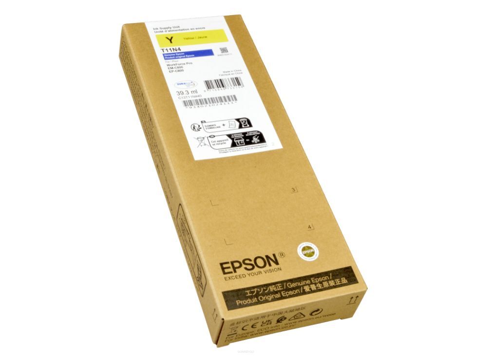 Tusz EPSON T11N4 YELLOW do WorkForce Pro EM/EP-C800 C13T11N440