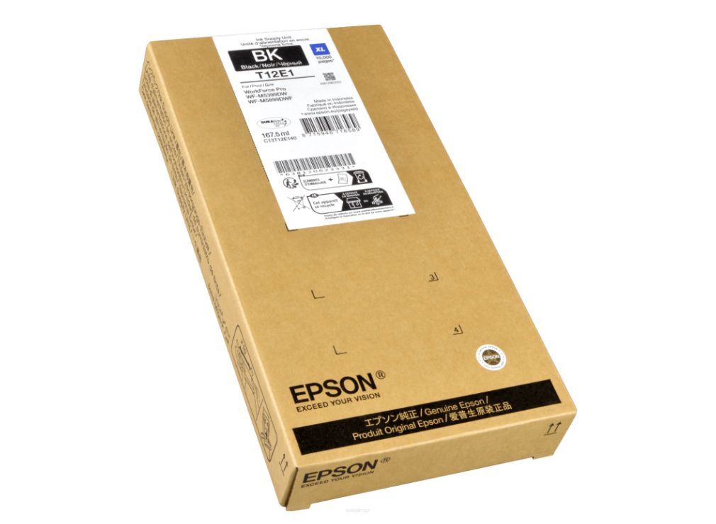 Tusz EPSON T12E BLACK do WF-M5399/WF-M5899 C13T12E140
