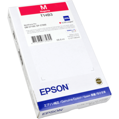 Tusz EPSON T14B3 MAGENTA do WorkForce Pro EM-C7100/EP-C700 C13T14B340
