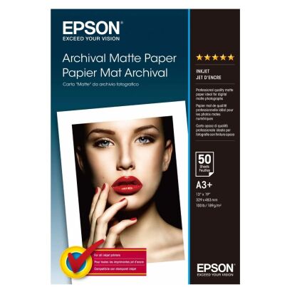 Papier Epson C13S041340 Archival Matte A3+ 50 ark. 189g